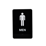 DUROSIGN MEN WASHROOM WITH PICTOGRAM BRAILLE SIGN | 5 MM ACRYLIC SIGN | HIGH RESOLUTION PRINT MEDIA | STRONG MOUNTING | SELF ADHESIVE | OUTDOOR | INDOOR | WALL | BRAILLE SIGN BY DUROSIGN