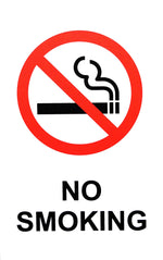 DUROSIGN NO SMOKING | 5 MM ACRYLIC SIGN | HIGH RESOLUTION PRINT MEDIA | STRONG MOUNTING | SELF ADHESIVE | OUTDOOR | INDOOR | WALL | SIGN BY DUROSIGN
