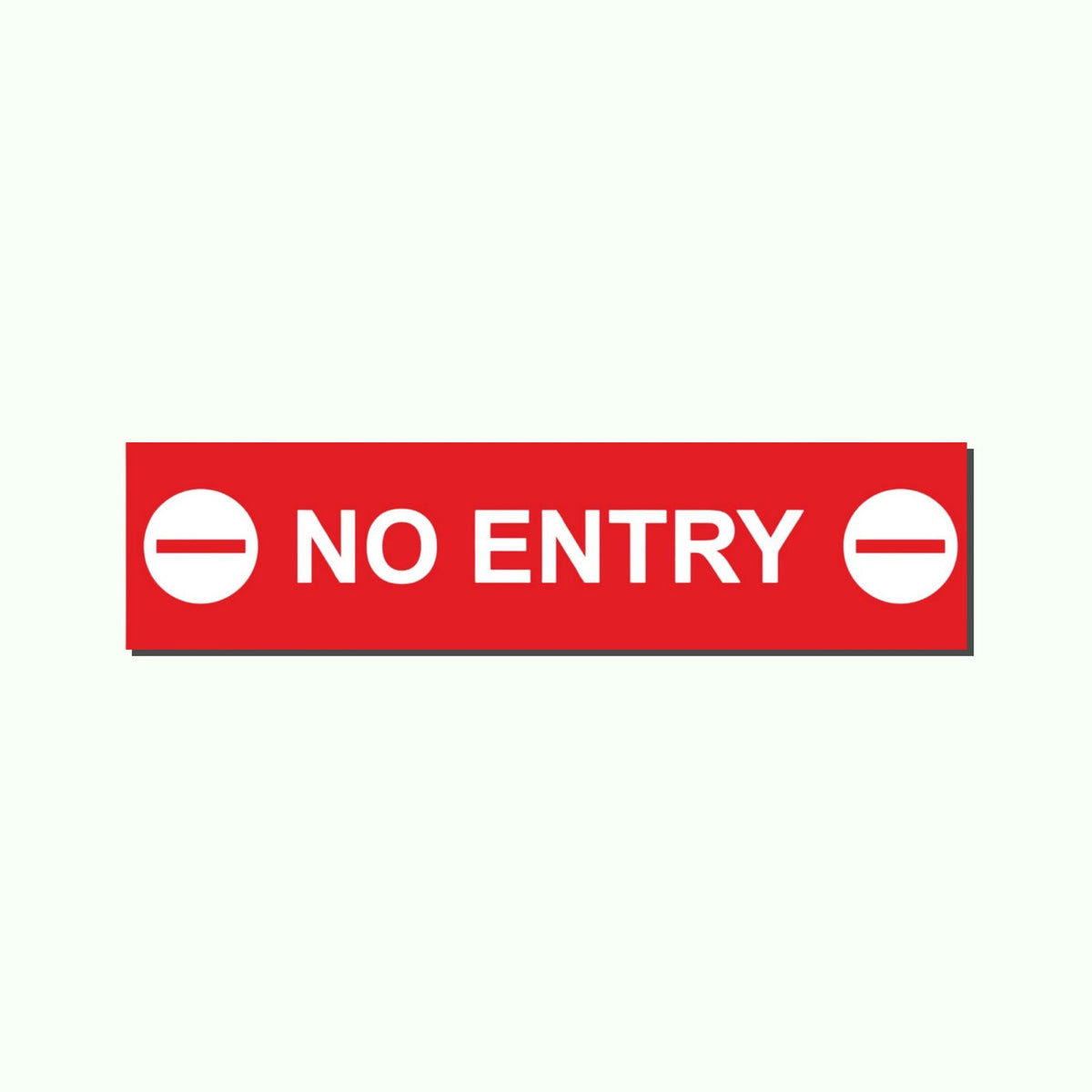 DUROSIGN NO ENTRY PARKING-SIGN | 5MM PVC WITH RETRO REFLECTIVE GRAPHICS | HIGH RESOLUTION PRINT GRAPHICS |  STRONG MOUNTING | SCREWS PROVIDED | OUTDOOR | INDOOR | WALL | MOUNT | PARKING-SIGN BY DUROSIGN
