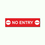 DUROSIGN NO ENTRY PARKING-SIGN | 5MM PVC WITH RETRO REFLECTIVE GRAPHICS | HIGH RESOLUTION PRINT GRAPHICS |  STRONG MOUNTING | SCREWS PROVIDED | OUTDOOR | INDOOR | WALL | MOUNT | PARKING-SIGN BY DUROSIGN