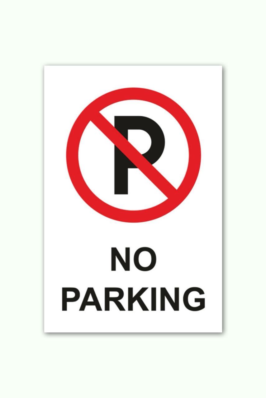 DUROSIGN NO PARKING PARKING-SIGN | 5MM PVC WITH RETRO REFLECTIVE GRAPHICS | HIGH RESOLUTION PRINT GRAPHICS |  STRONG MOUNTING | SCREWS PROVIDED | OUTDOOR | INDOOR | WALL | MOUNT | PARKING-SIGN BY DUROSIGN