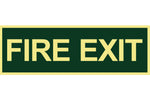 DUROSIGN FIRE EXIT SIGN | 5MM PVC WITH GLOW IN DARK MEDIA HIGH RESOLUTION PRINT MEDIA | STRONG MOUNTING | SELF ADHESIVE | OUTDOOR | INDOOR | WALL | SIGN BY DUROSIGN