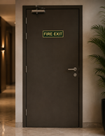 DUROSIGN FIRE EXIT SIGN | 5MM PVC WITH GLOW IN DARK MEDIA HIGH RESOLUTION PRINT MEDIA | STRONG MOUNTING | SELF ADHESIVE | OUTDOOR | INDOOR | WALL | SIGN BY DUROSIGN