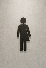 DUROSIGN TGENDER NEUTRAL PICTOGRAM CUTOUT | 5 MM ACRYLIC SIGN | HIGH RESOLUTION PRINT MEDIA | STRONG MOUNTING | SELF ADHESIVE | OUTDOOR | INDOOR | WALL | SIGN BY DUROSIGN