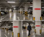 DUROSIGN NO ENTRY PARKING-SIGN | 5MM PVC WITH RETRO REFLECTIVE GRAPHICS | HIGH RESOLUTION PRINT GRAPHICS |  STRONG MOUNTING | SCREWS PROVIDED | OUTDOOR | INDOOR | WALL | MOUNT | PARKING-SIGN BY DUROSIGN