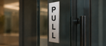 DUROSIGN PUSH PULL VERTICAL SIGN