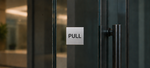 DUROSIGN PUSH PULL HORIZONTAL SIGN