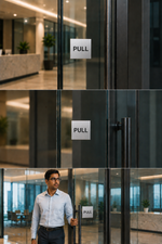 DUROSIGN PUSH PULL HORIZONTAL SIGN