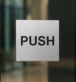 DUROSIGN PUSH PULL HORIZONTAL SIGN