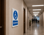DUROSIGN WASHROOM WITH DISABLE PICTOGRAM | 5 MM ACRYLIC SIGN | HIGH RESOLUTION PRINT MEDIA | STRONG MOUNTING | SELF ADHESIVE | OUTDOOR | INDOOR | WALL | SIGN BY DUROSIGN