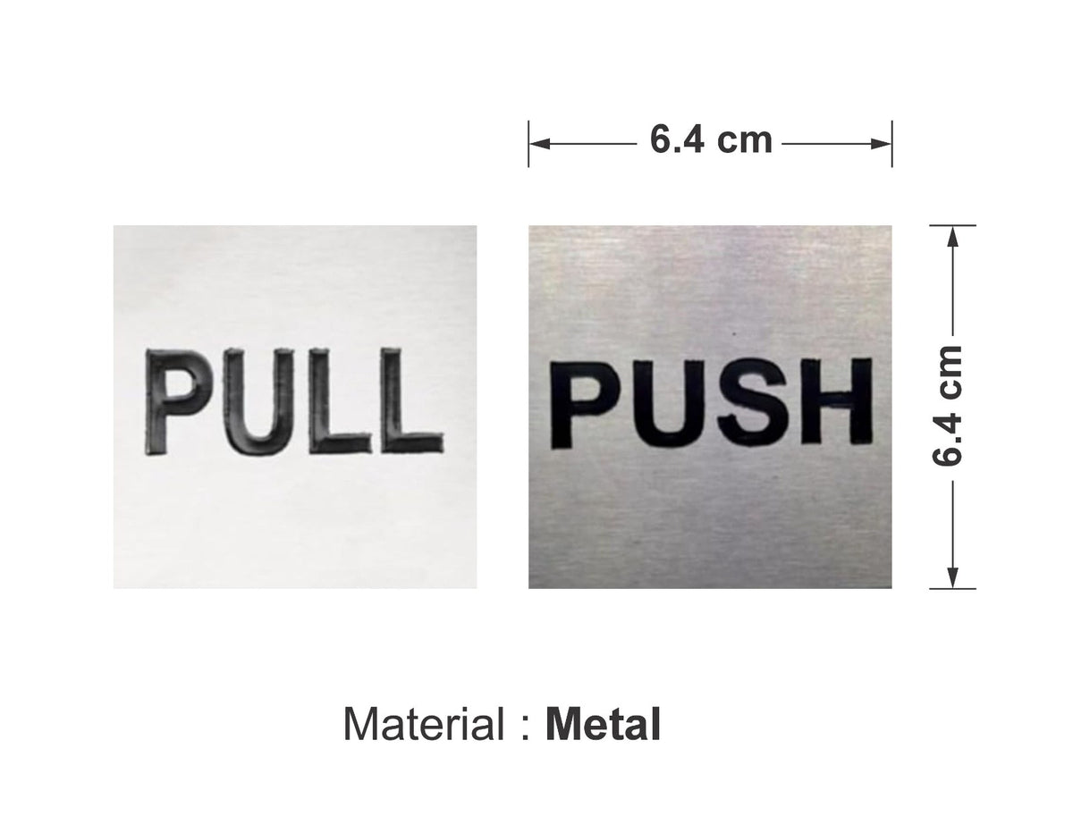 DUROSIGN PUSH PULL HORIZONTAL SIGN