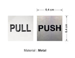 DUROSIGN PUSH PULL HORIZONTAL SIGN