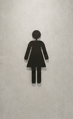 DUROSIGN WOMEN PICTOGRAM CUTOUT | 5 MM Acrylic Sign | HIGH Resolution Print Media | Strong MOUNTING | SELF Adhesive | Outdoor | Indoor | Wall | Sign by DUROSIGN
